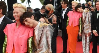 PHOTOS: Timothee Chalamet and Tilda Swinton's cute friendship is a delightful sight on Cannes 2021 red carpet - www.pinkvilla.com - France