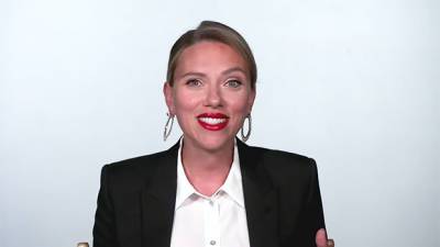 Scarlett Johansson Hides Her Stomach In Virtual TV Interview After Pregnancy Reports — Watch - hollywoodlife.com