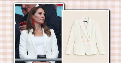 Obsessed with Kate Middleton's white blazer at the Euros? This Marks & Spencer one is almost identical - www.msn.com