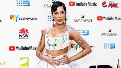 Halsey Cradles Her Baby Bump On ‘Allure’ Cover As She Talks About Romance With BF Alev - hollywoodlife.com