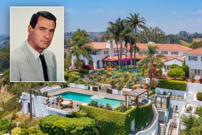 Rock Hudson estate listed for the first time in decades for $55.5M - nypost.com - Los Angeles - California - county Rock - county Hudson
