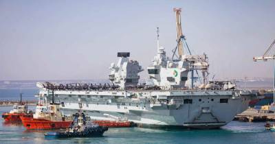 Covid outbreak on Royal Navy fleet including Scots-built flagship HMS Queen Elizabeth - www.dailyrecord.co.uk - USA