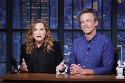 Seth Meyers And Amy Poehler Poke Fun At Space-Bound Billionaires Richard Branson And Jeff Bezos In ‘Really!?!’ Skit - etcanada.com