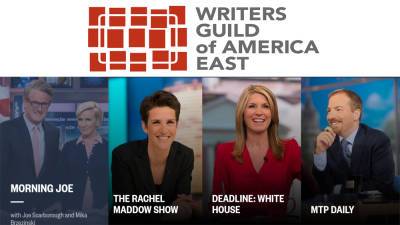 MSNBC Newsroom Staffs For Every Show Vote Next Week On Whether They Want WGA East Representation - deadline.com