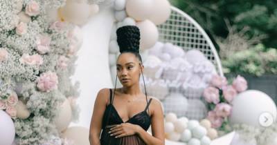 Inside Leigh-Anne Pinnock's baby shower as she shows off blossoming bump - www.ok.co.uk