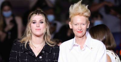 Tilda Swinton & Daughter Honor Hold Hands at 'Les Olympiades' Premiere at Cannes 2021 - www.justjared.com - France