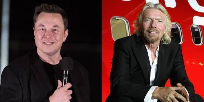 Elon Musk Responds To That Now Viral Photo Of Him & Richard Branson - www.justjared.com