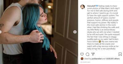 Hilary Duff praises people who helped deliver her baby - www.msn.com