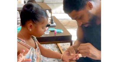 Tristan Thompson Gives Daughter True a Manicure — But She’s Less Than Impressed - www.usmagazine.com