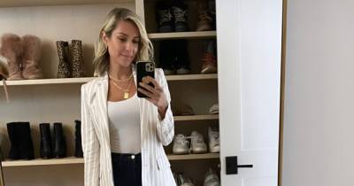 Channel Kristin Cavallari’s CEO Look With This Striped Blazer - www.usmagazine.com