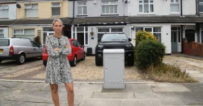 Woman furious after huge Virgin Media junction box is plonked at end of driveway - www.dailyrecord.co.uk