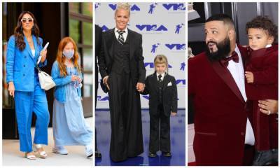10 Celebrity Parents and their kids wearing matching outfits - us.hola.com