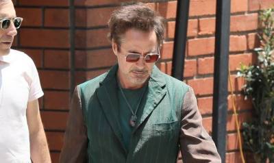 Robert Downey Jr. Steps Out in Eclectic Ouftit After Announcing Cool Casting News! - www.justjared.com