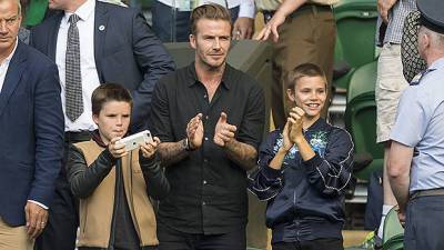 David Beckham, 46, His Sons Cruz, 16, Romeo, 18, Look Like Triplets In New Photo - hollywoodlife.com