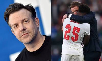 Ted Lasso star Jason Sudeikis applauded for showing support to England players after racial abuse - hellomagazine.com - Centre - Sancho