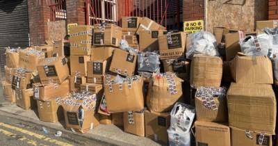 Twelve tons of fake clothing seized in raid on 'Counterfeit Street' Strangeways warehouse - www.manchestereveningnews.co.uk - Britain
