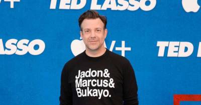 Jason Sudeikis praised for wearing t-shirt supporting Rashford, Saka and Sancho to Ted Lasso premiere - www.msn.com - Sancho