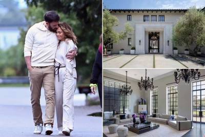 Inside the wild $65M mansion Jennifer Lopez and Ben Affleck just toured - nypost.com - California