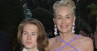 Proud mum Sharon Stone beams as she poses with rarely-seen son Roan - www.ok.co.uk - county Stone