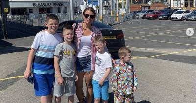Inside Coleen Rooney's trip to Blackpool Pleasure Beach with her four sons - www.ok.co.uk - Britain