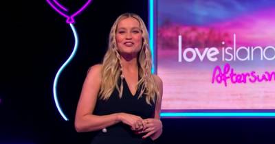 Laura Whitmore wows in stunning black halter neck jumpsuit on Love Island Aftersun - www.ok.co.uk - Ireland