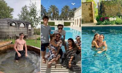 Victoria and David Beckham's heatwave-approved swimming pools - photos - hellomagazine.com - London - Miami