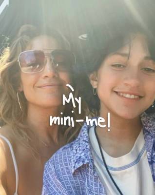 Jennifer Lopez & Daughter Emme Are Totally Twins In New Selfie!! - perezhilton.com