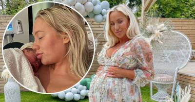 Elle Darby opens up about 'overwhelming' love with first photo of her baby boy - www.msn.com