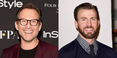 Christian Slater Is Trending All Because of Chris Evans' Tweet About Him! - www.justjared.com