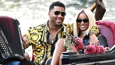 Ciara Rocks Leather Mini Dress As She Russell Wilson Kiss On Romantic Gondola Ride In Venice - hollywoodlife.com - Italy - county Wilson - Indiana - county Russell