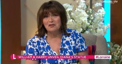 Lorraine Kelly rips into Princess Diana statue as it 'doesn't do her justice' - www.manchestereveningnews.co.uk
