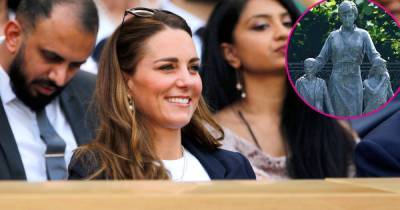 Duchess Kate Watches Wimbledon Tennis Tournament 1 Day After Missing Princess Diana’s Statue Unveiling - www.usmagazine.com