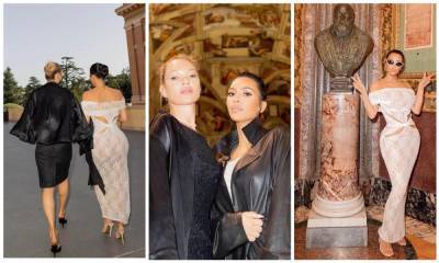 Check out Kim Kardashian and Kate Moss’ trip to Vatican City - us.hola.com - Rome - Vatican