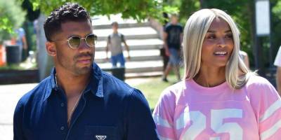 Ciara & Russell Wilson Show Some PDA During a Romantic Stroll in Venice - www.justjared.com - Italy - city Venice, Italy - Seattle