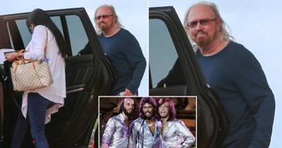 Bee Gees member Barry Gibb is seen in rare public outing in Miami - www.msn.com - USA - Miami - county Bee