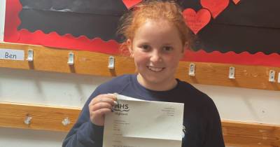 Scots schoolgirl's adorable letter to NHS thanking staff for 'risking their lives' during pandemic - www.dailyrecord.co.uk - Scotland