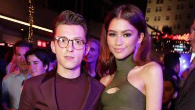 Zendaya Tom Holland Passionately Kiss In A Car Years After Denying Romance - hollywoodlife.com - Los Angeles