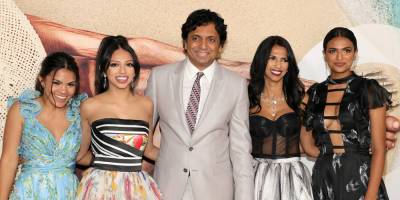 M. Night Shyamalan's Daughters Are All Grown Up & Gorgeous at the 'Old' Premiere - www.justjared.com - New York