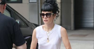 Lily Allen embraces the heatwave in tiny shorts as she steps out in London - www.ok.co.uk - Britain - London