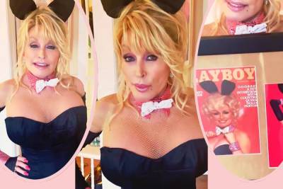 Dolly Parton Poses As Playboy Playmate At 75 -- Making Good On Promise She Made Years Ago! - perezhilton.com
