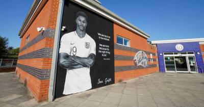 Huge new Marcus Rashford mural unveiled on side of school - www.manchestereveningnews.co.uk - Manchester