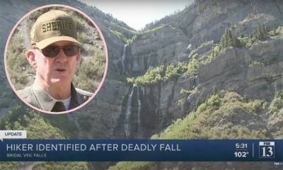 9-Year-Old Boy Forced To Climb Down Near-Vertical Slope Alone After Stepdad Slips & Falls To His Death - perezhilton.com - Utah - county Canyon - city Provo, county Canyon