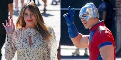 Margot Robbie Looks Gorgeous for 'Kimmel' Appearance, John Cena Shows Up in Costume! - www.justjared.com - Hollywood