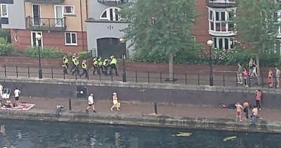 Man swimming in water 'refused to get out' before being arrested at Salford Quays - www.manchestereveningnews.co.uk