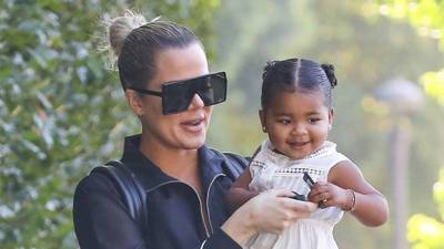 Khloe Kardashian Lets Daughter True, 3, Niece Dream, 4, Do Her Makeup She Comes Out Looking Orange - hollywoodlife.com - USA