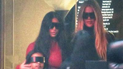 Khloe Kardashian Spotted Loyally By Sis Kim’s Side At Kanye West’s ‘Donda’ Show — Photo - hollywoodlife.com - Atlanta