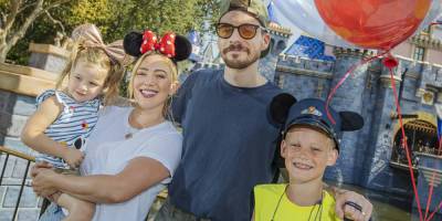 Hilary Duff & Matthew Koma Take Their Kids To Disneyland! - www.justjared.com
