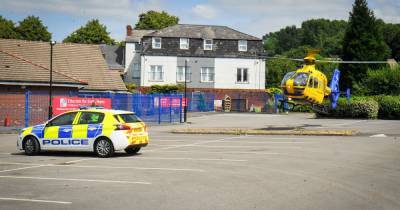 Road closed and major emergency response as air ambulance scrambled to crash in Radcliffe - www.manchestereveningnews.co.uk