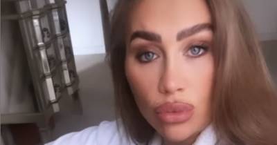Lauren Goodger takes first bath in five days after giving birth to baby daughter - www.ok.co.uk