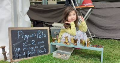 Kind-hearted Corsock youngster makes pots for Castle Douglas Food Bank - www.dailyrecord.co.uk